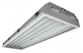 240  |  Front Access Industrial Vapor/Dust Proof Fluorescent Light Fixture